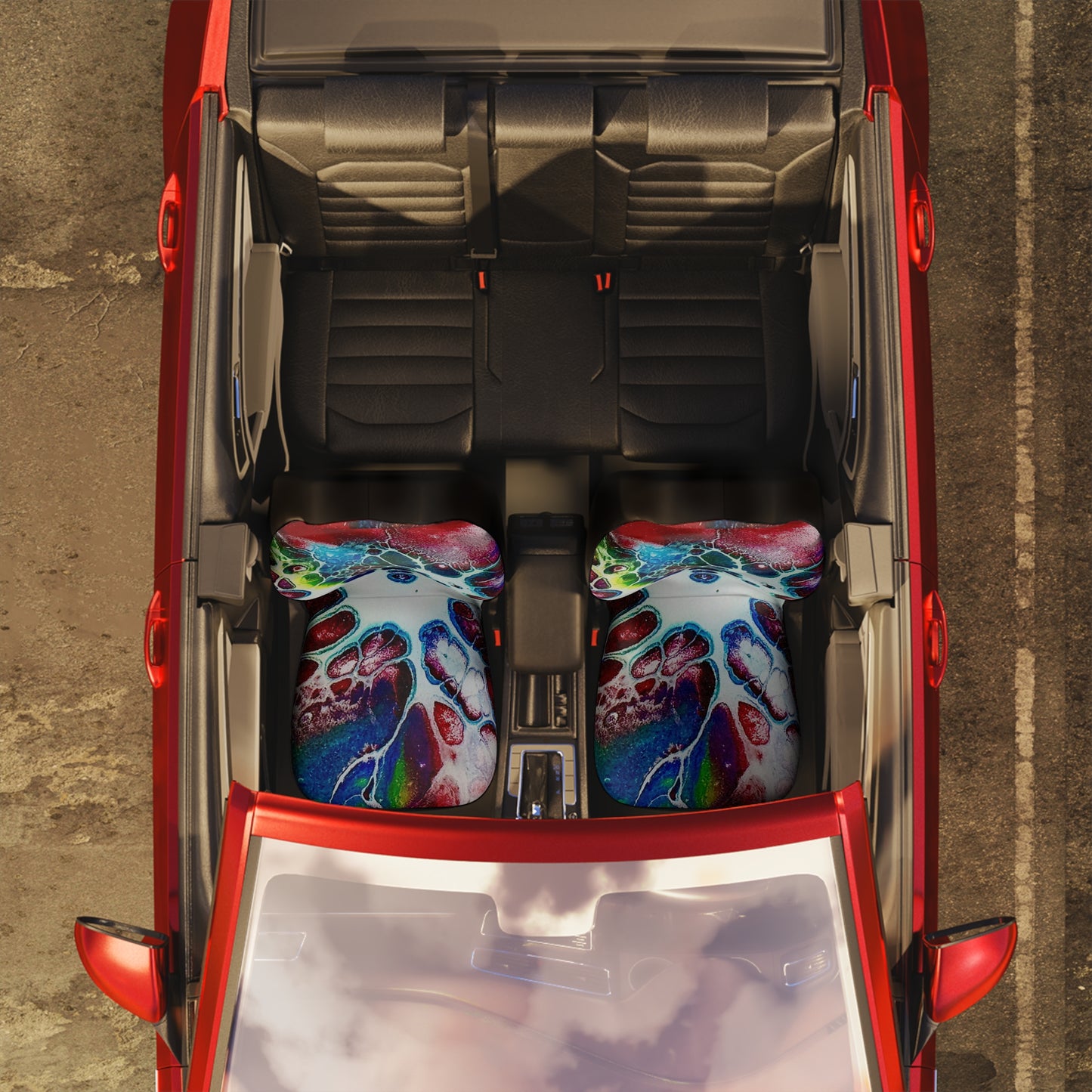 Abstract Car Seat Covers