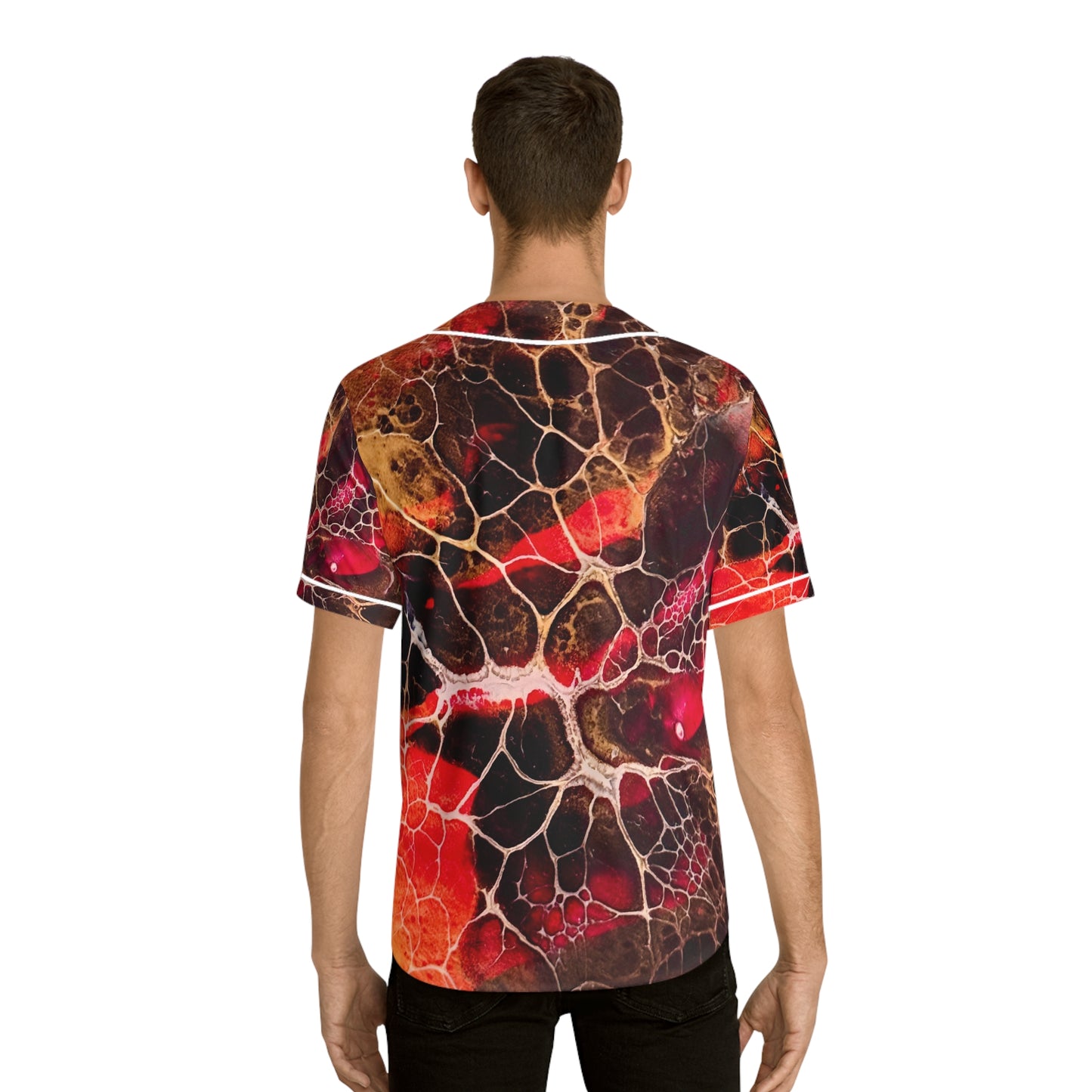 Bold Colorful Men's Baseball Jersey