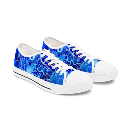 Stylish Women's Low Top Sneakers with Abstract Design, Casual Footwear, Everyday Sneakers