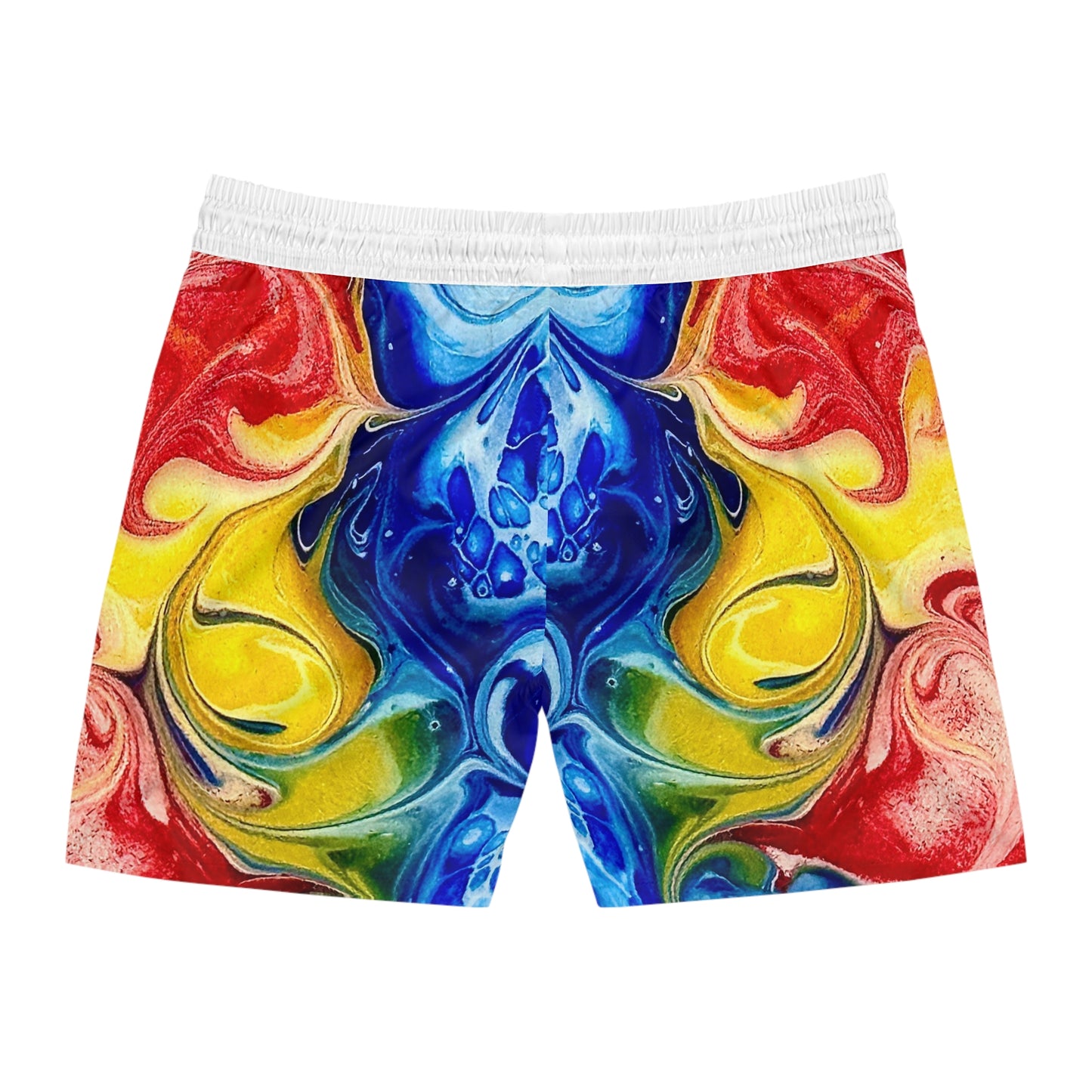 Men's Vibrant Swim Shorts, Pool Wear, Swim Trunks