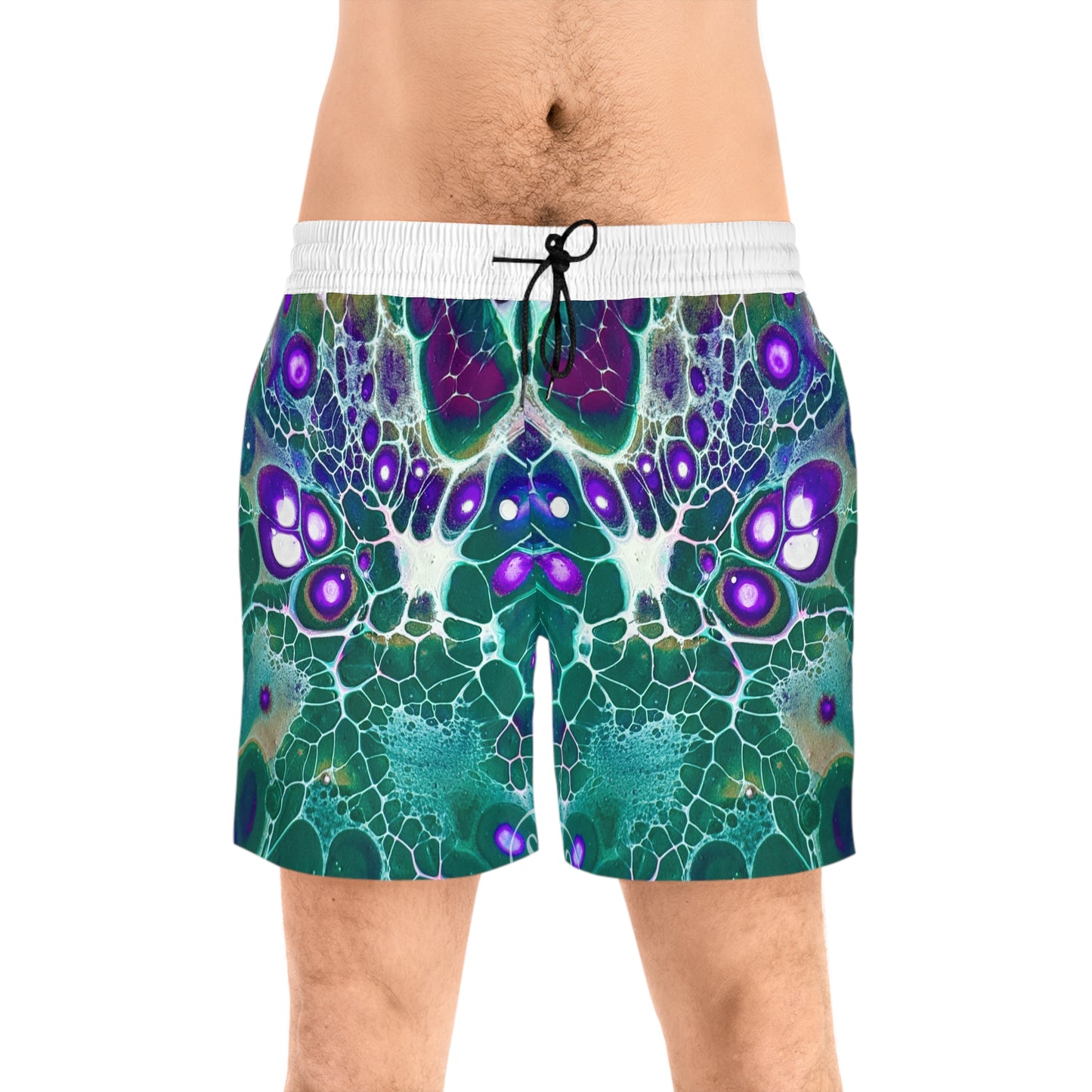 Men's Vibrant Swim Shorts, Pool Wear, Swim Trunks