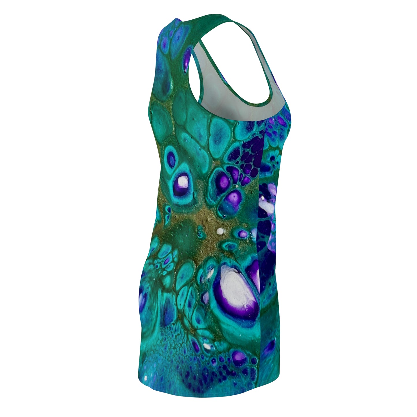 Vibrant Abstract Racerback Dress
