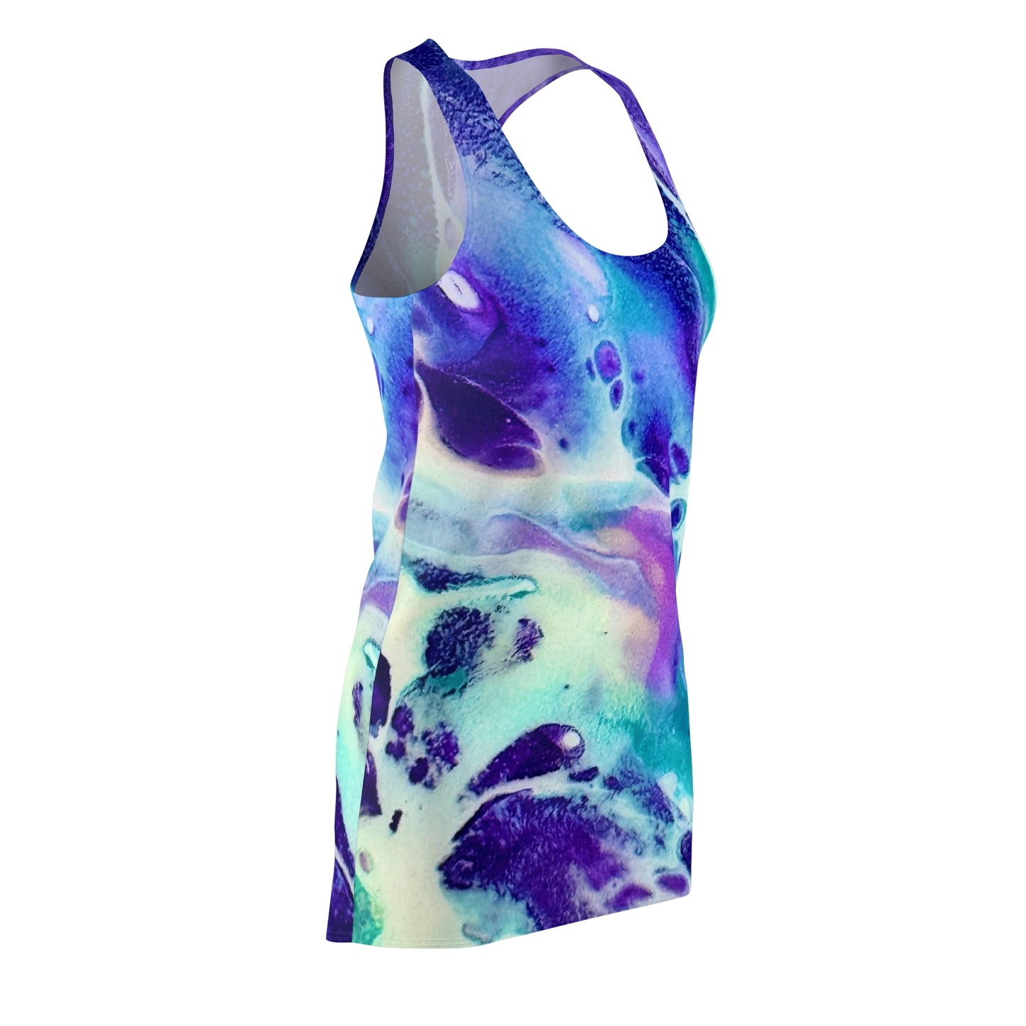 Vibrant Abstract Racerback Dress