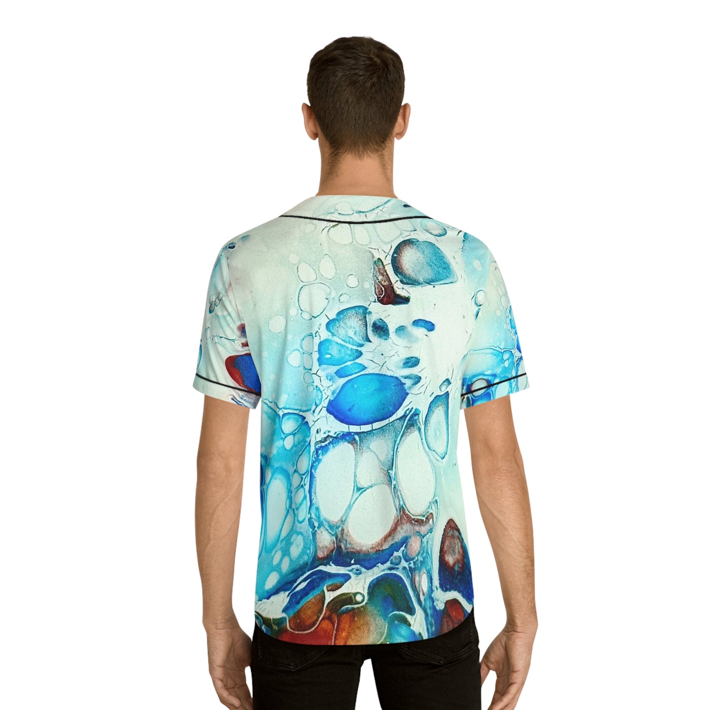 Bold Colorful Men's Baseball Jersey