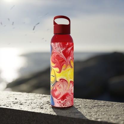 Abstract Water Bottle "Our take on the Newfoundland flag"