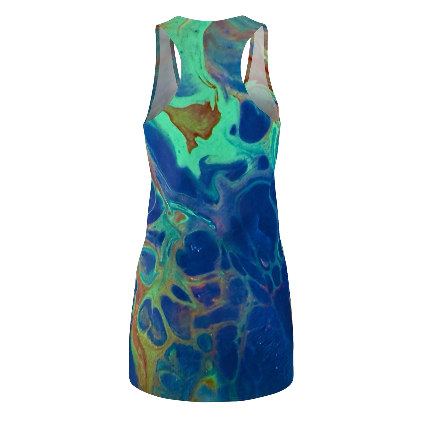 Vibrant Abstract Racerback Dress