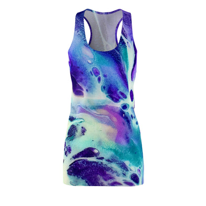 Vibrant Abstract Racerback Dress