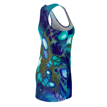 Vibrant Abstract Racerback Dress