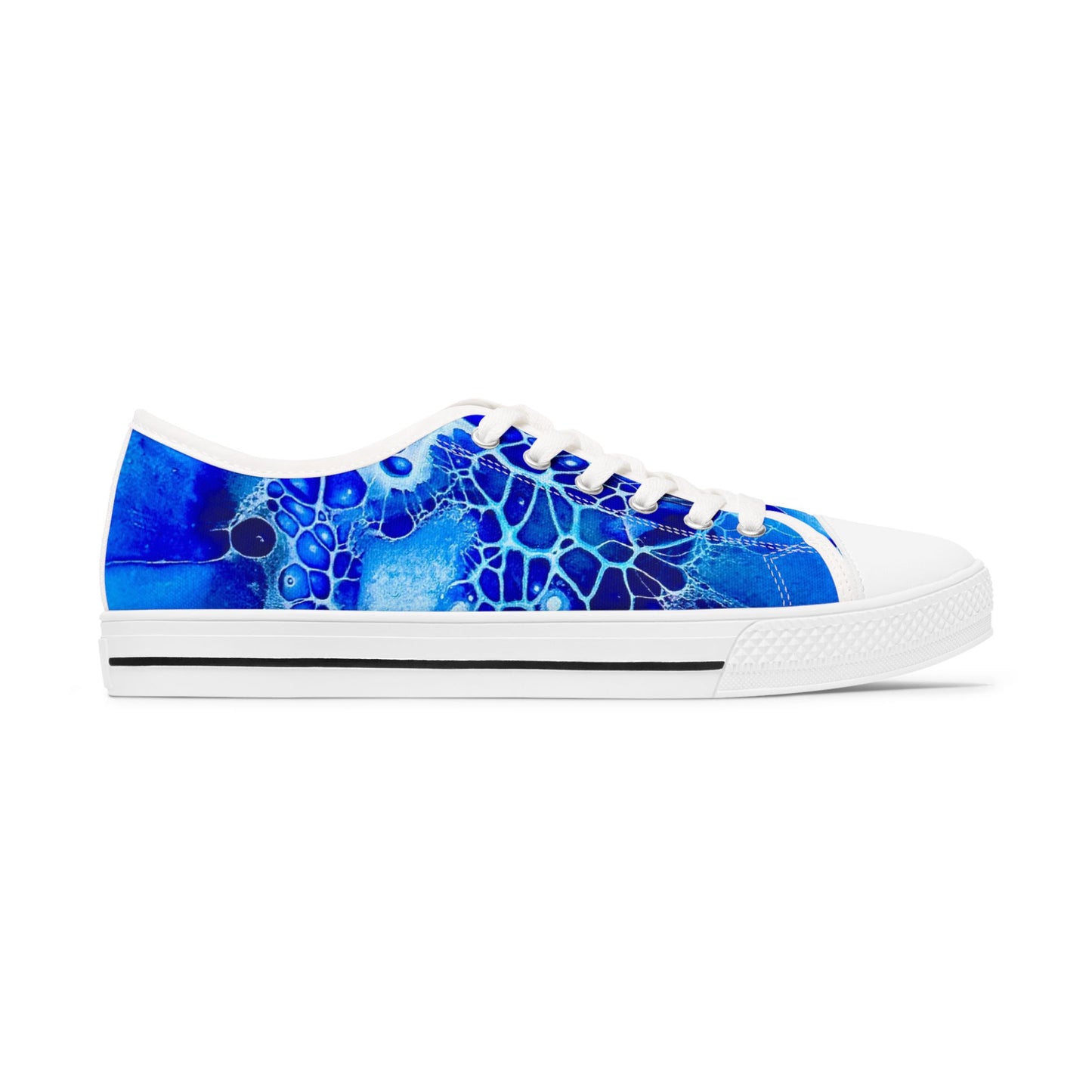 Stylish Women's Low Top Sneakers with Abstract Design, Casual Footwear, Everyday Sneakers