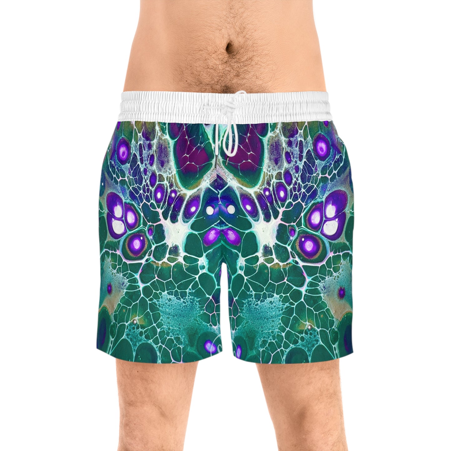 Men's Vibrant Swim Shorts, Pool Wear, Swim Trunks