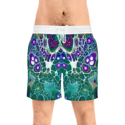 Men's Vibrant Swim Shorts, Pool Wear, Swim Trunks