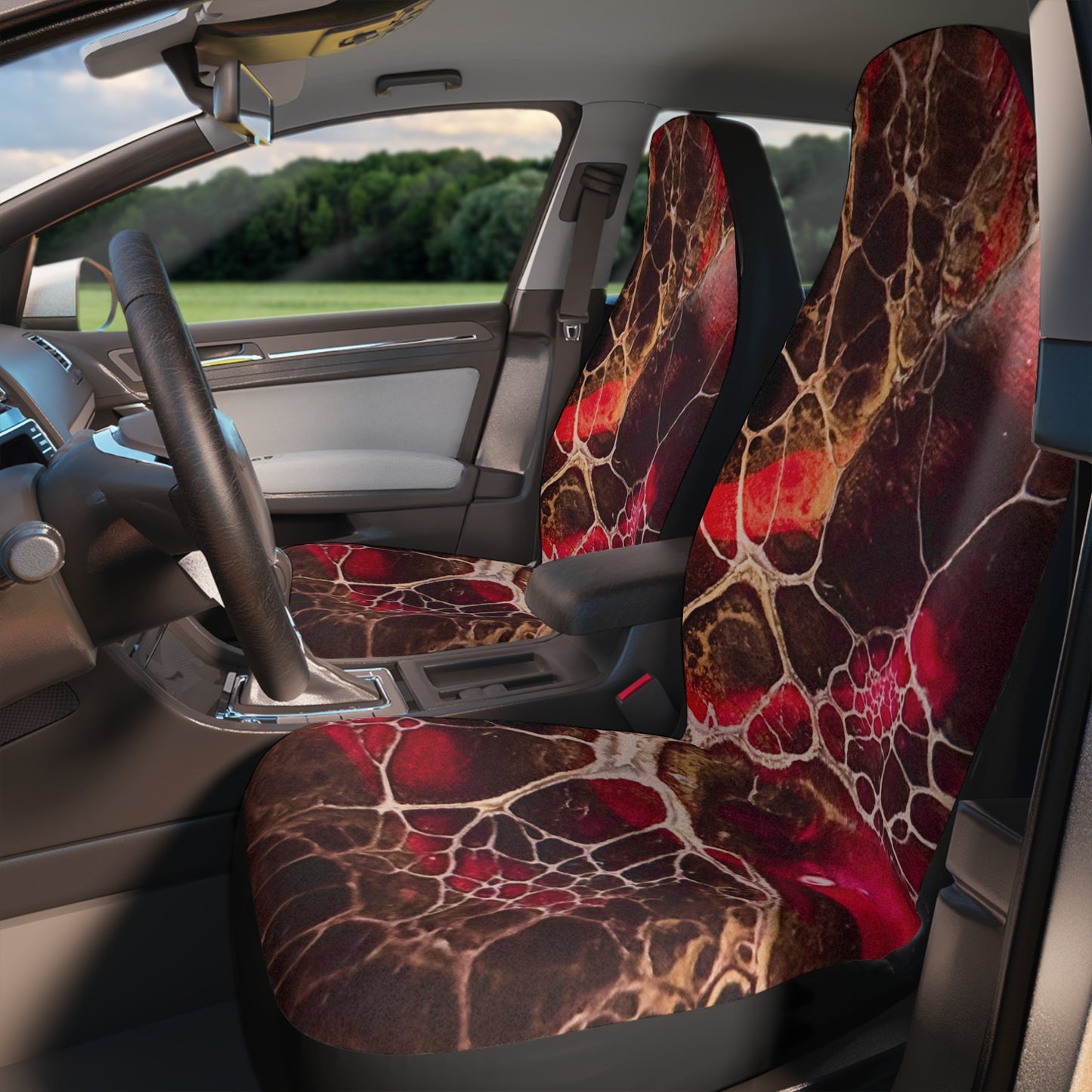Abstract Car Seat Covers