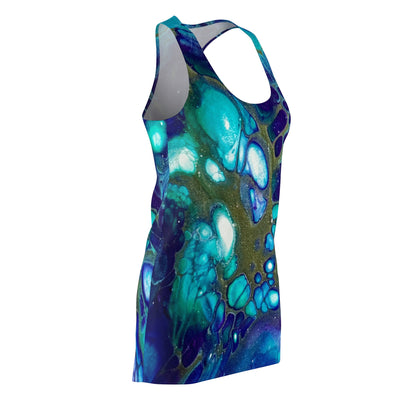 Vibrant Abstract Racerback Dress