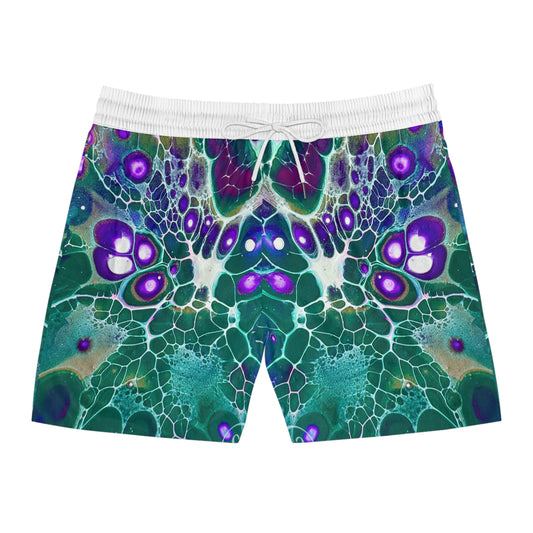 Men's Vibrant Swim Shorts, Pool Wear, Swim Trunks