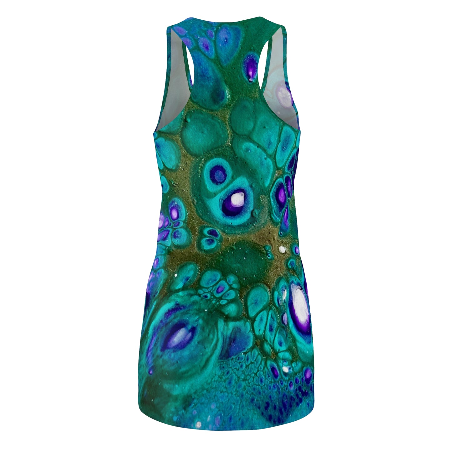 Vibrant Abstract Racerback Dress