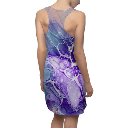 Vibrant Abstract Racerback Dress
