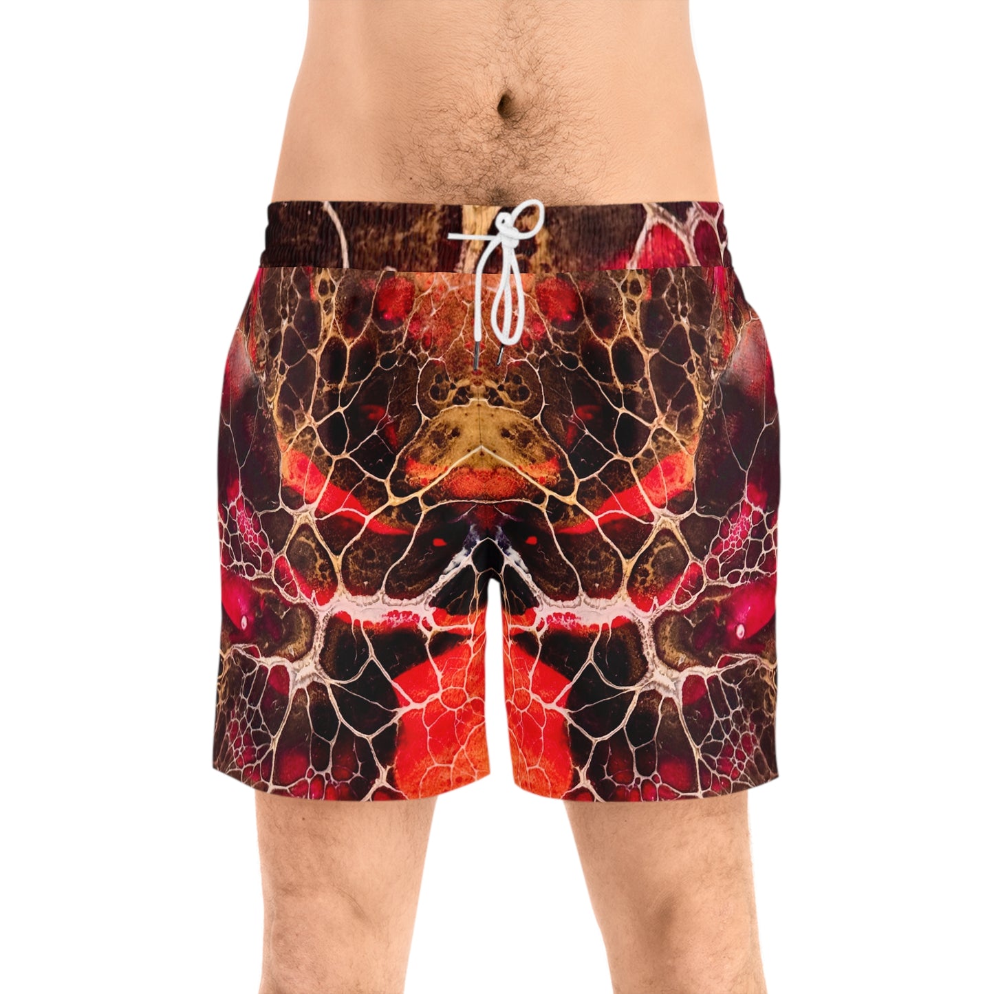 Men's Vibrant Swim Shorts, Pool Wear, Swim Trunks