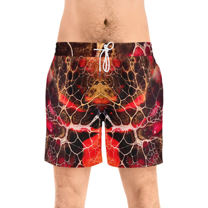 Men's Vibrant Swim Shorts, Pool Wear, Swim Trunks