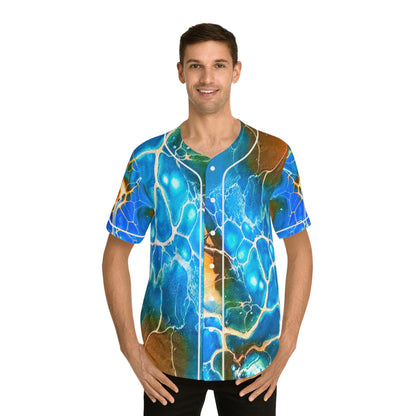 Bold Colorful Men's Baseball Jersey