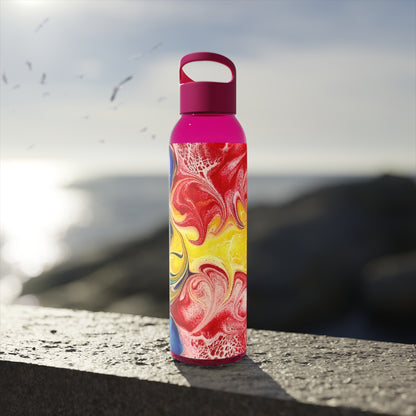 Abstract Water Bottle "Our take on the Newfoundland flag"