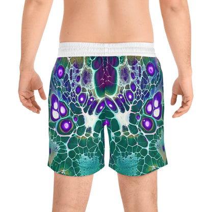 Men's Vibrant Swim Shorts, Pool Wear, Swim Trunks