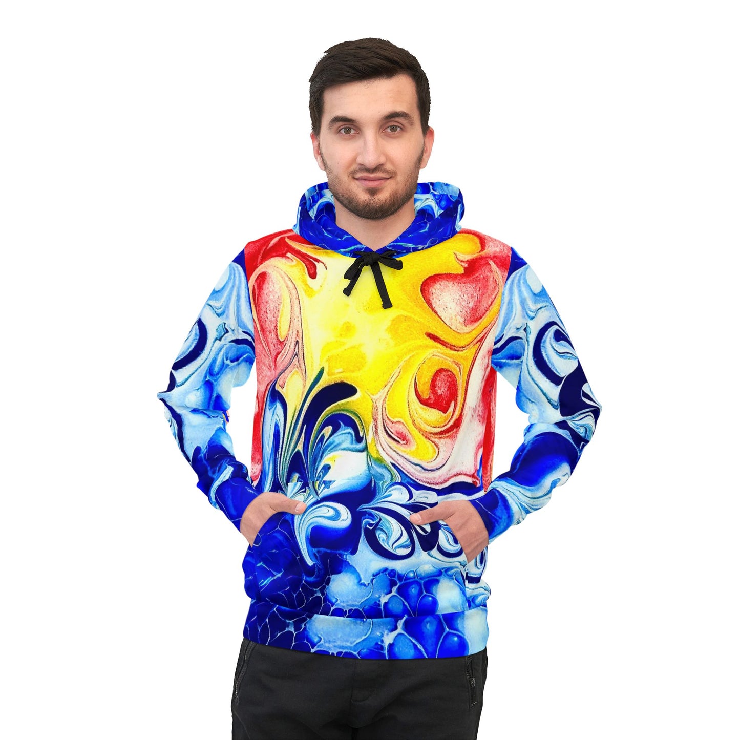 Colorful Artistic Unisex Hoodie "Our take on the Newfoundland flag"