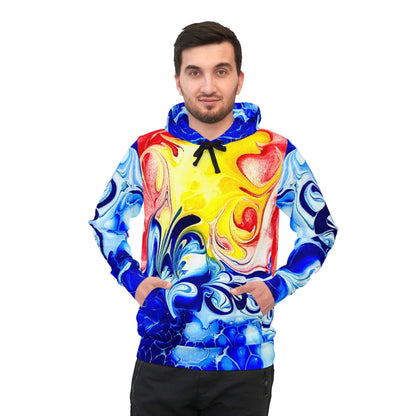 Colorful Artistic Unisex Hoodie "Our take on the Newfoundland flag"
