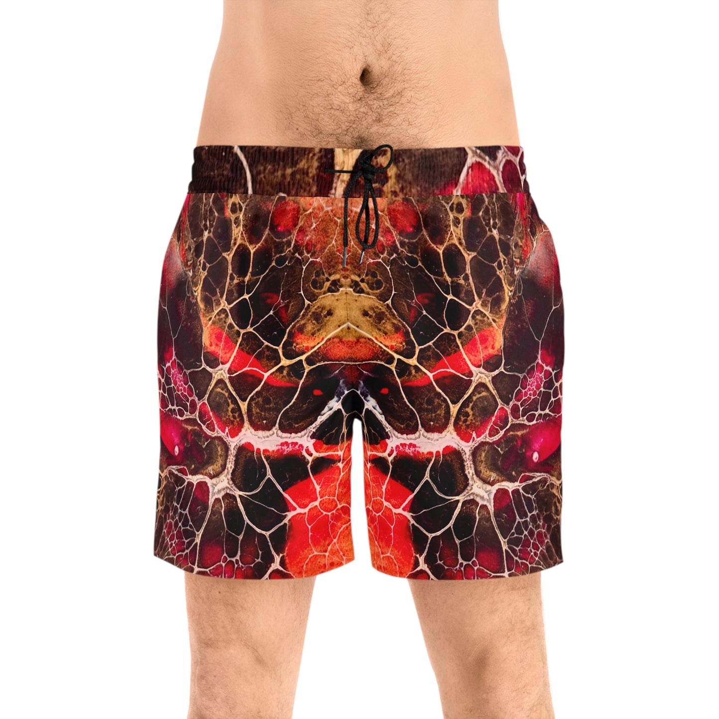 Men's Vibrant Swim Shorts, Pool Wear, Swim Trunks