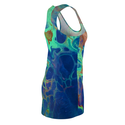 Vibrant Abstract Racerback Dress