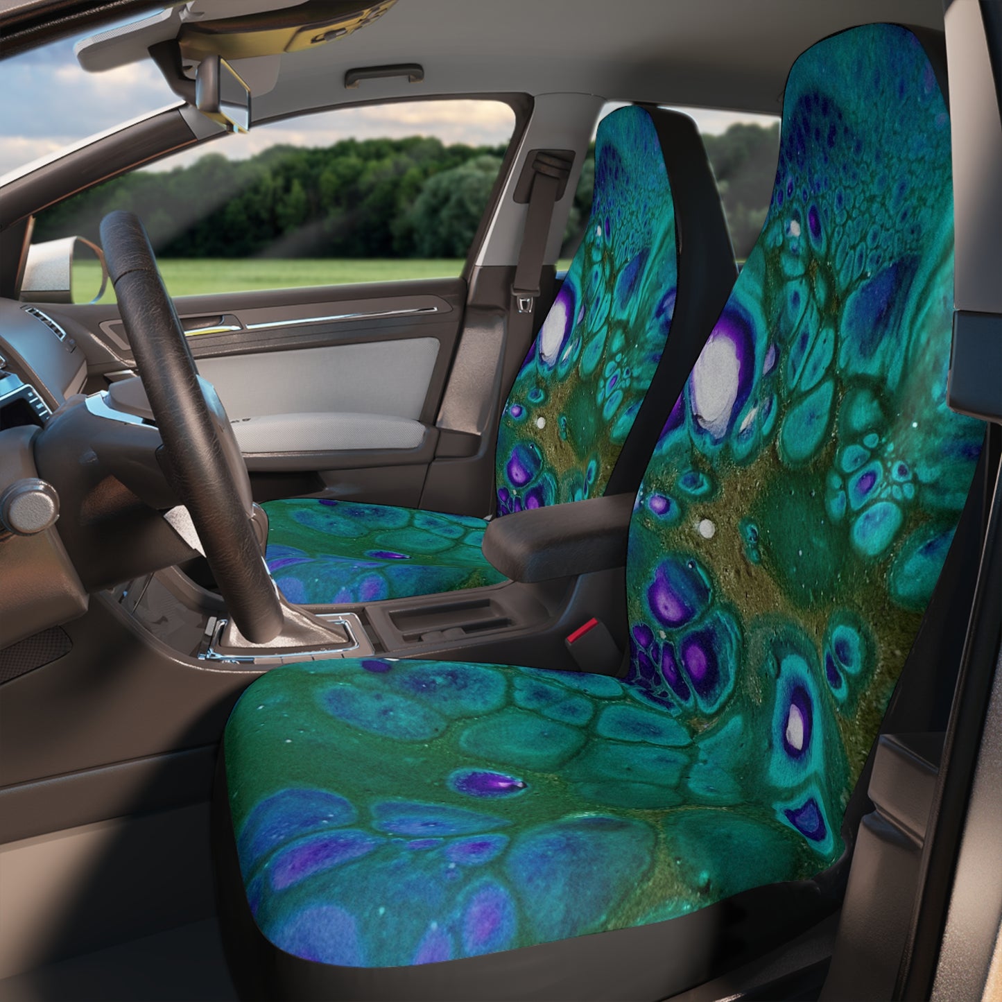 Abstract Car Seat Covers