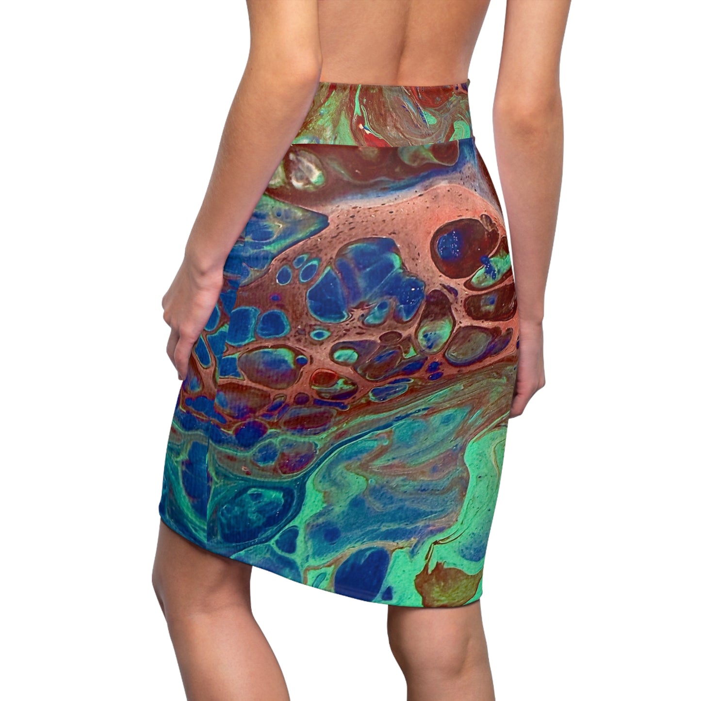 Vibrant Abstract Skirt