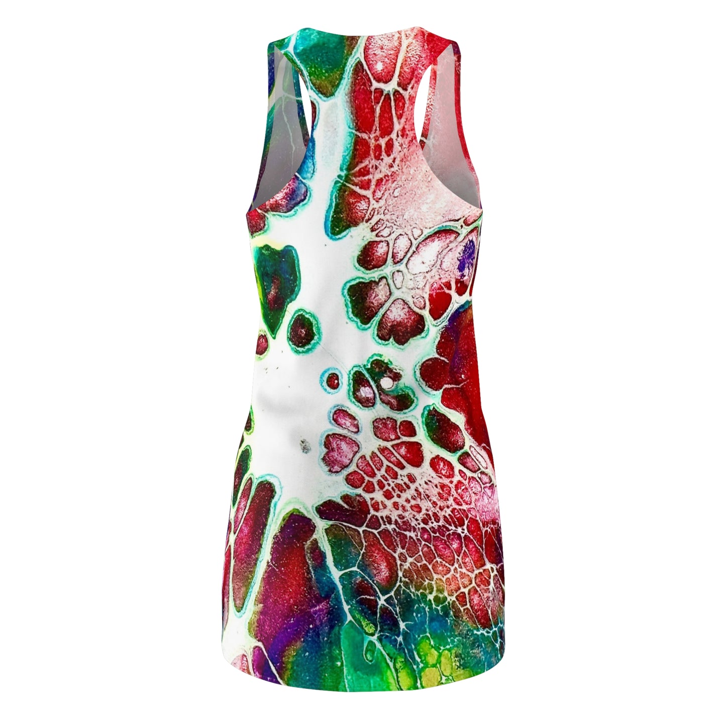 Vibrant Abstract Racerback Dress