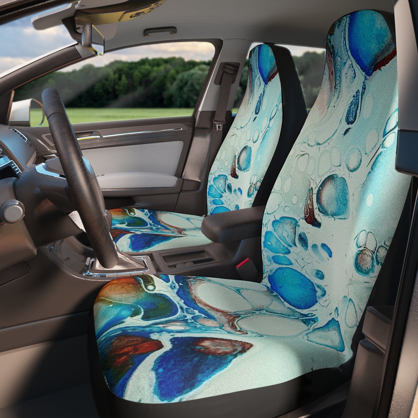 Abstract Car Seat Covers