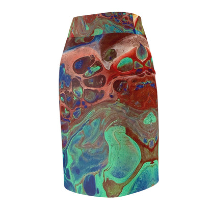 Vibrant Abstract Skirt