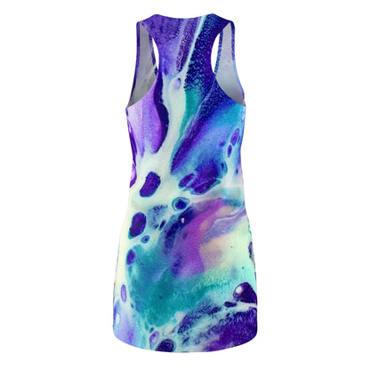 Vibrant Abstract Racerback Dress