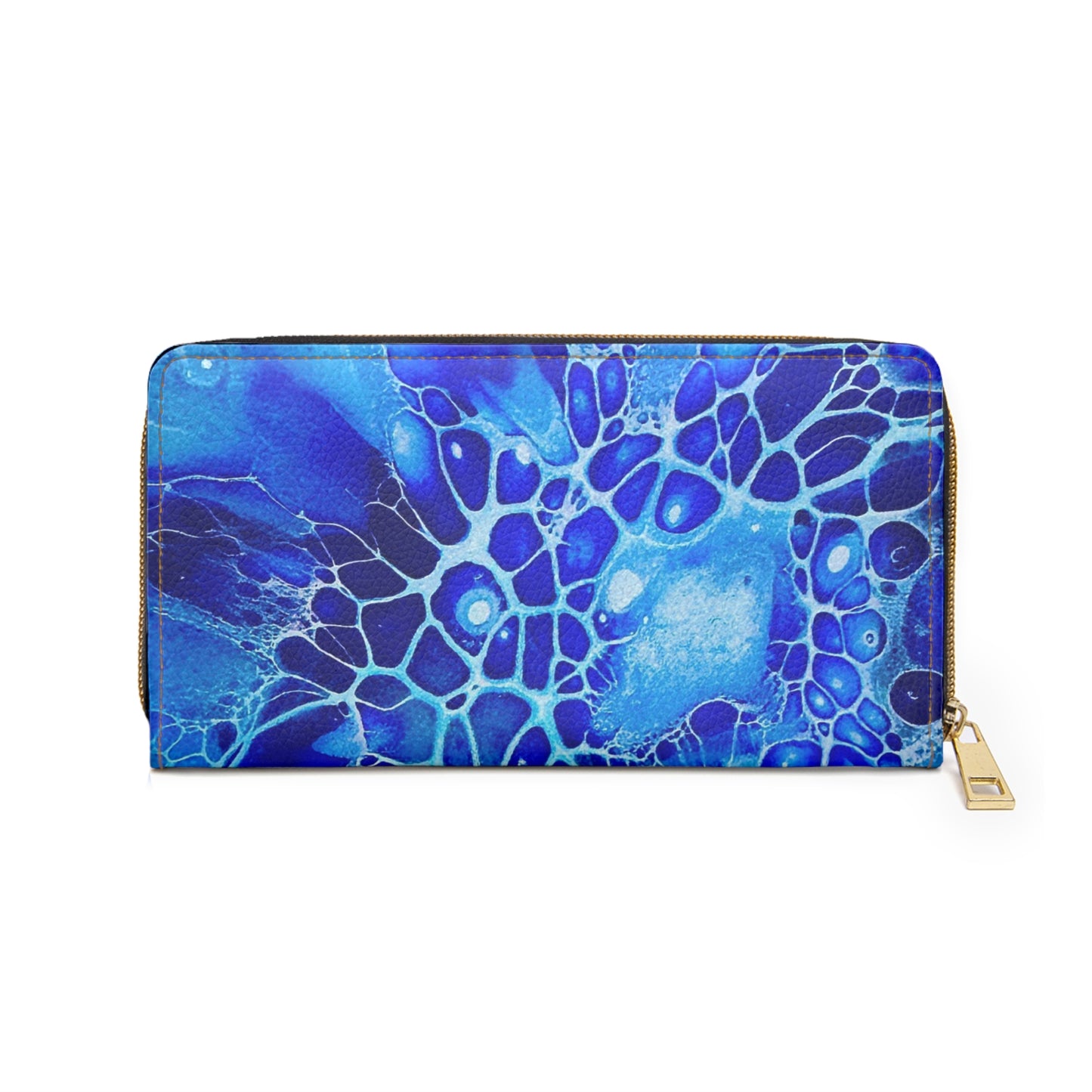 Abstract Zipper Wallet
