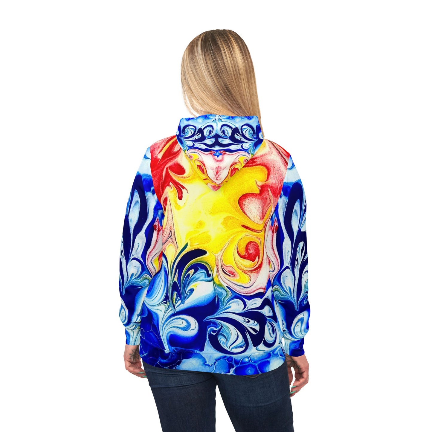 Colorful Artistic Unisex Hoodie "Our take on the Newfoundland flag"