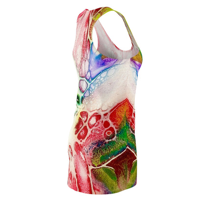 Vibrant Abstract Racerback Dress