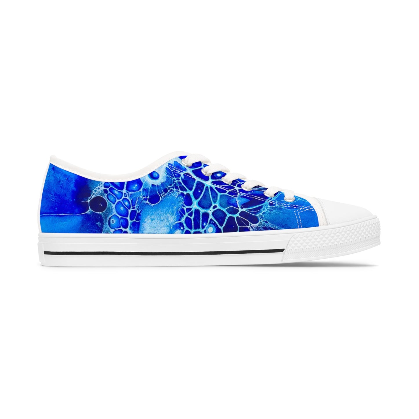 Stylish Women's Low Top Sneakers with Abstract Design, Casual Footwear, Everyday Sneakers