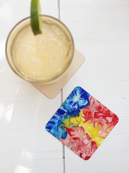 Ceramic Coaster Set "Our take on the Newfoundland Flag"