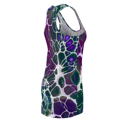 Vibrant Abstract Racerback Dress
