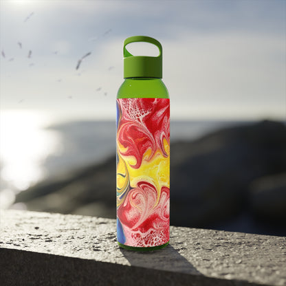 Abstract Water Bottle "Our take on the Newfoundland flag"