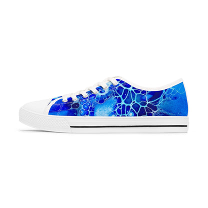 Stylish Women's Low Top Sneakers with Abstract Design, Casual Footwear, Everyday Sneakers