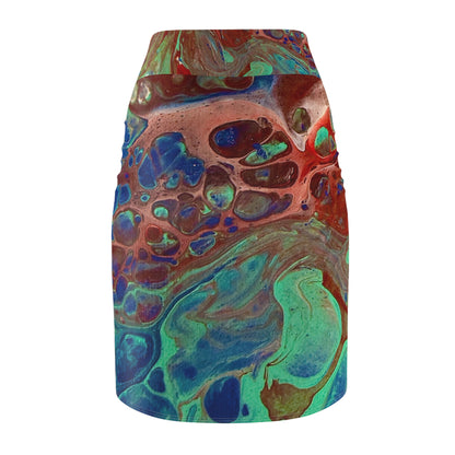 Vibrant Abstract Skirt