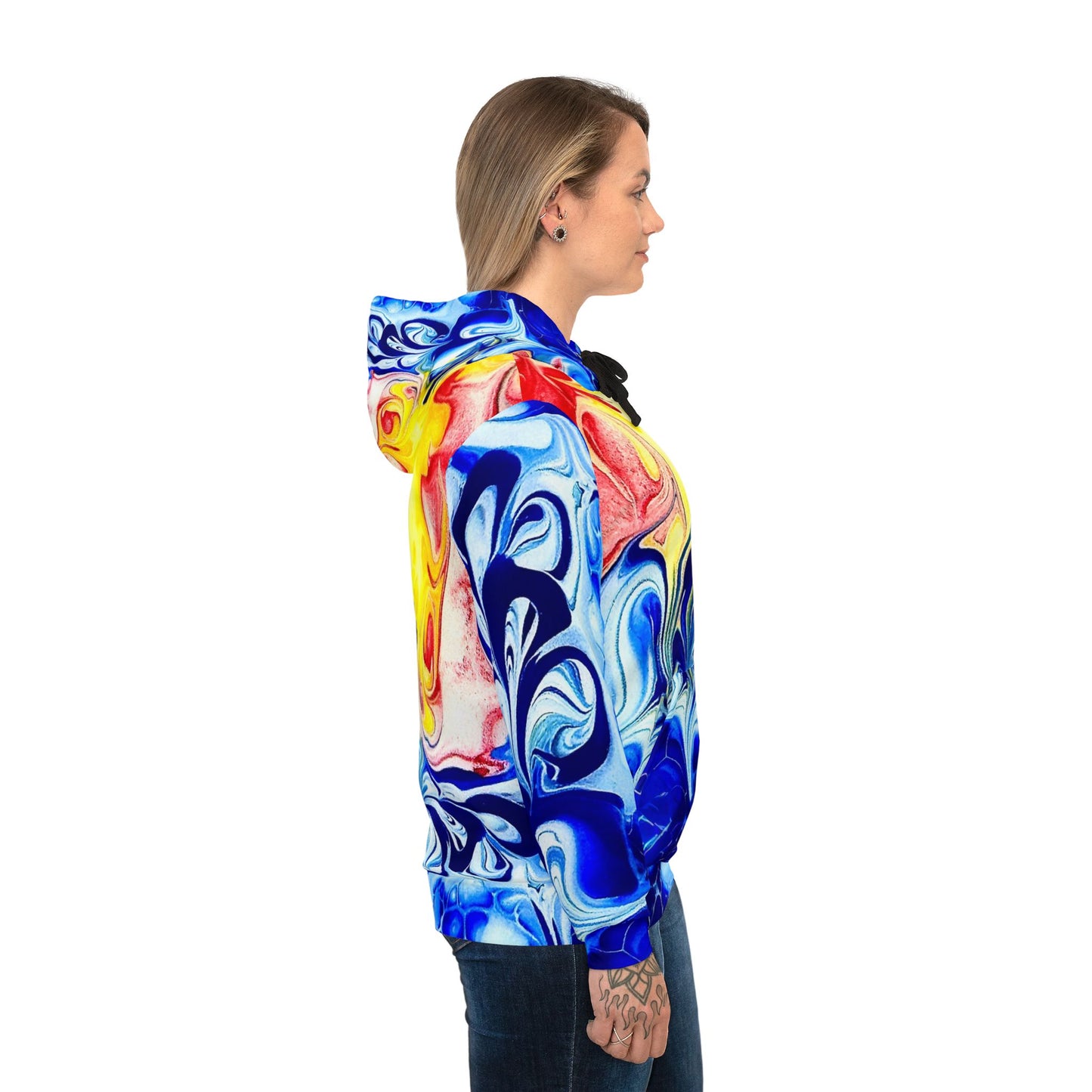 Colorful Artistic Unisex Hoodie "Our take on the Newfoundland flag"
