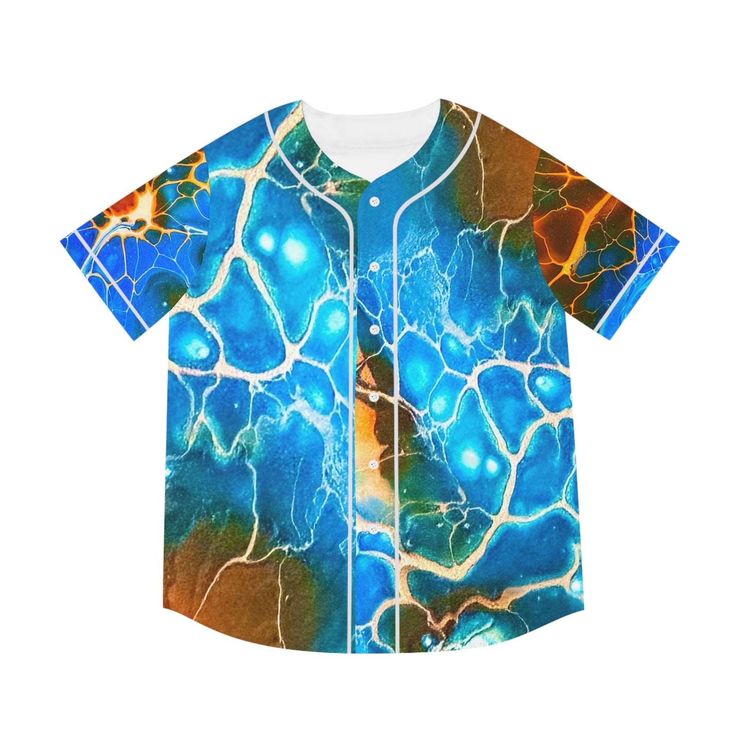 Bold Colorful Men's Baseball Jersey