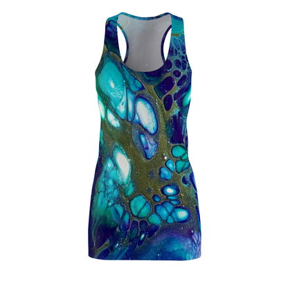 Vibrant Abstract Racerback Dress