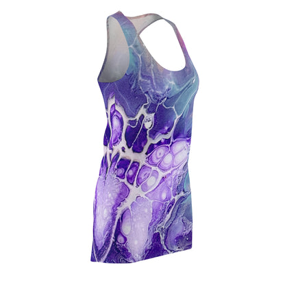 Vibrant Abstract Racerback Dress