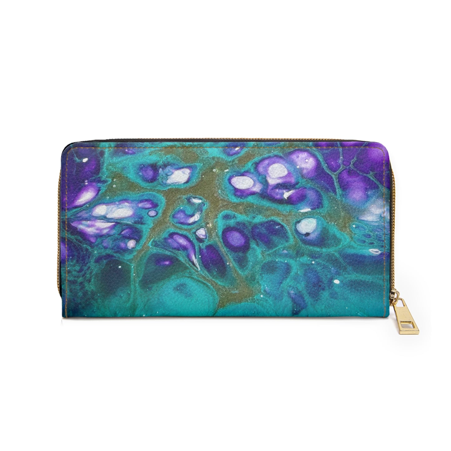 Abstract Zipper Wallet