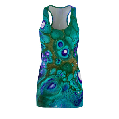 Vibrant Abstract Racerback Dress